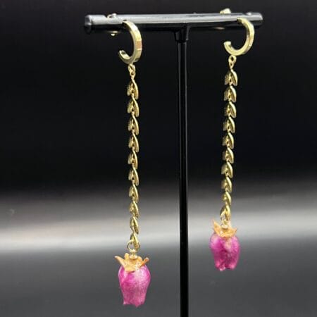 Rose gold filled earrings
