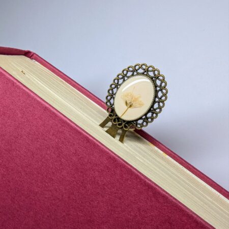 Gypsophila beige bookmark