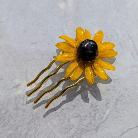 Rudbeckia hair pin